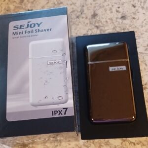 Mini Foil Shaver - Silver, Rechargable USB Charging Sejoy